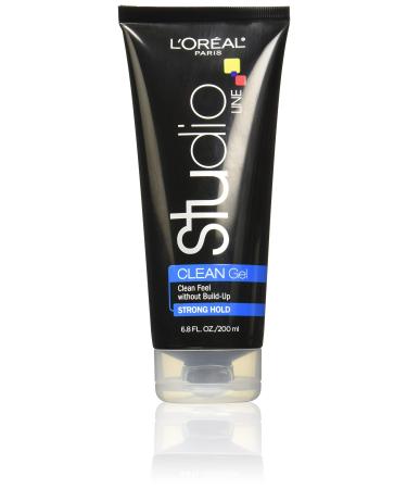L'Oreal Paris Studio Line Clean Gel Strong Hold 6.8 Fl Oz (Pack of 3) Strong Hold 6.8 Fl Oz (Pack of 3)