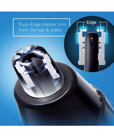 Panasonic Men's Ear and Nose Hair Trimmer | Wet/Dry, Hypoallergenic Dual Edge Blade | ER-GN30-H Black - Buy Online on SooperMarket.com