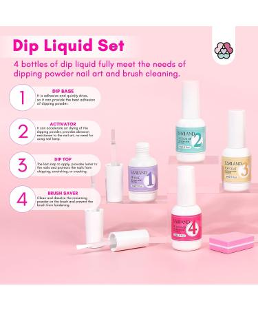 SAVILAND Dip Powder Nail Kit - 30 Colors Keratin Starter Set with Drill Liquid Base Coat & Activator for Home DIY Salon - Perfect for All Seasons - Buy Online on SooperMarket.com