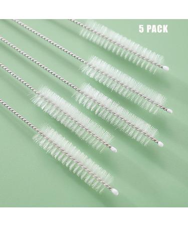 Pipe Straw Cleaner Brush(5 Pack) Bristle Cleaner for Stainless Steel Drinking Straws for Cleaning Pipe Straw Sippy Cup Bottle and Tube - Buy Online on SooperMarket.com