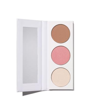 Well People Power Palette Powder Face Trio Face Powder Makeup Palette For A Sun-kissed Glow Hydrates Skin Vegan & Cruelty-free Empowerment