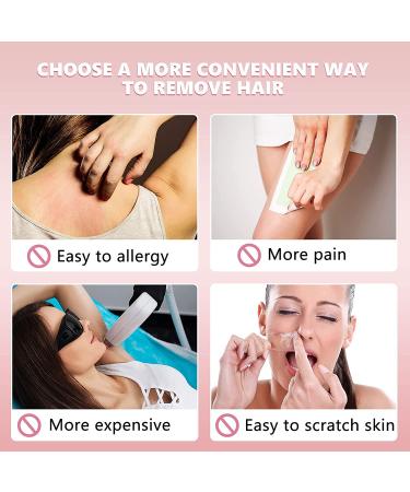 102 Pcs Hair Removal Pad Set - Smooth Legs Skin Pad & Exfoliation Fine Sandpaper Kit for Women - Black Sandpaper - Buy Online on SooperMarket.com