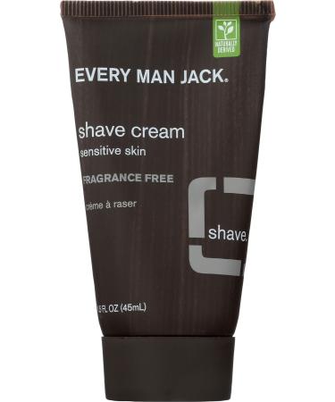 Every Man Jack Cream Shave Unscented 1.5 Fl Oz
