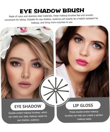 Baluue 40 Pcs Eye Shadow Brush Cosmetic Brush Eyeshadow Brush Sponge Makeup Brush Makeup Tool 5.8X0.7X0.5CMx4pcs Blackx4pcs - Buy Online on SooperMarket.com
