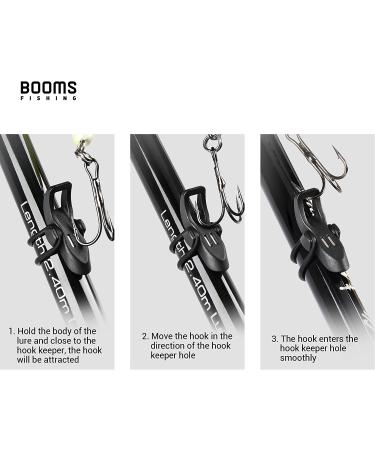 Booms Fishing HK1 Magnetic Hook Keeper Black - Pack of 4 - Buy Online on SooperMarket.com