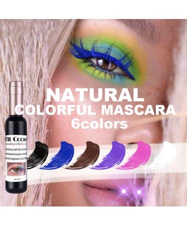 SWETIYOU 6-Piece Colored Mascara Set - Wine-Bottle Colors, Waterproof & Long-Lasting for Charming Eye Makeup - Buy Online on SooperMarket.com