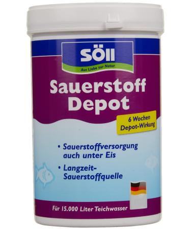 S ll 82716 Oxygen Depot Tabs Pond Care Medal 30 Tabs with 6-week oxygen depot-long-term oxygen source in tablet form Ideal when fishing in winter in the garden pond 30 tabs for 15 000 liters of single