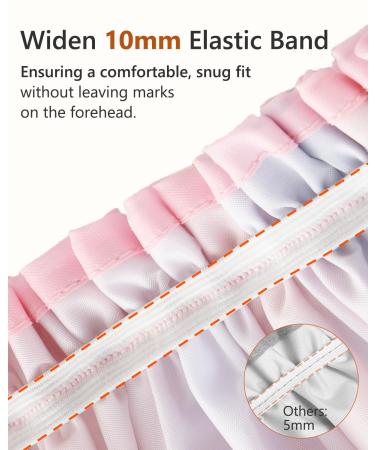 Mikimini Large Waterproof Shower Hood for Long Hair - 2-Pack XL Pink | Fashionable & Reusable - Buy Online on SooperMarket.com
