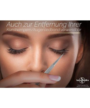 High-Precision Pointed Tweezers for Hair Plucking - Ergonomic Ribbed Handle | International Shipping Available - Buy Online on SooperMarket.com