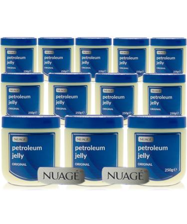 TWELVE PACKS of Nuage Petroleum Jelly Original 250g fragrance free 250 g (Pack of 12)