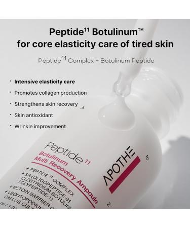 Buy Peptide 11 Botulinum Multi Recovery Ampoule 30ml - Anti-Aging Skin Treatment for Global Shipping - Buy Online on SooperMarket.com
