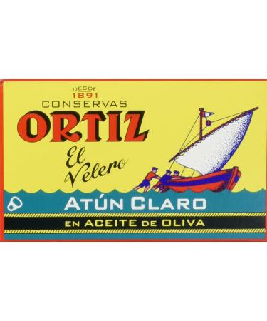 Conservas Ortiz At n Claro finest yellowfin tuna pack of 2 (2 x 112 g)