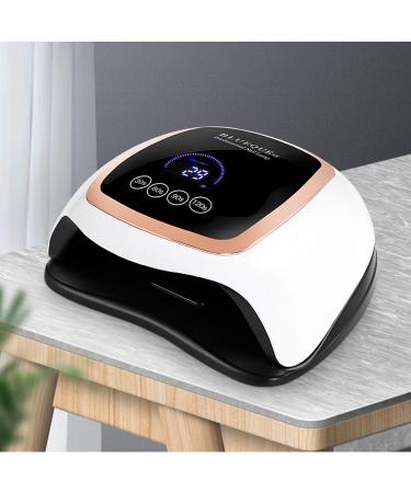Buy Tonsooze 168W UV LED Nail Dryer Lamp - Professional Nail Lamp with Touchscreen Infrared Sensor & 4 Timers Ideal for All Gel Nails Removable Magnetic Floor Plate - Buy Online on SooperMarket.com
