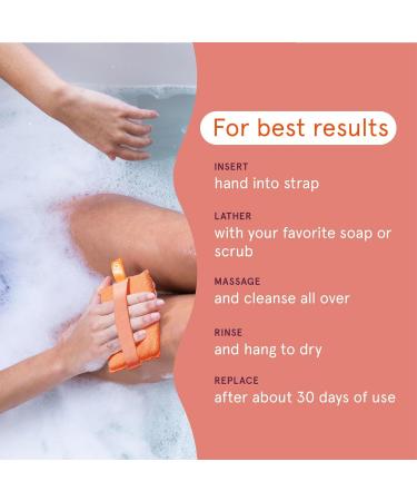 Cleanlogic Exfoliating Body Exfoliators - Deep Cleanse Vegan-Friendly All Skin Types - Pack of 3 - Buy Online on SooperMarket.com