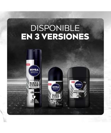 NIVEA MEN Desodorante Antimanchas Black & White Invisible 150ml - Protecci n Antitranspirante 48h Sin Olores Sin Manchas Sin Irritaci n - Env o Internacional - Buy Online on SooperMarket.com