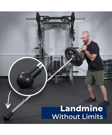 ABMAT Barbell Bomb: Transform Any Surface for Barbell Landmine Workouts - Black Molded Foam for Presses, Rows, Rotations, and More - Buy Online on SooperMarket.com