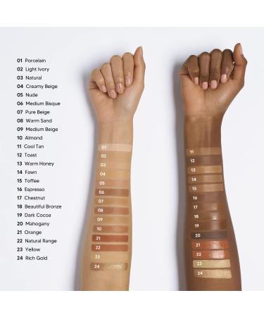 Ruby Kisses HD Brush Concealer & Foundation 3 Pack (Fawn) - Flawless Coverage Bundle - Buy Online on SooperMarket.com