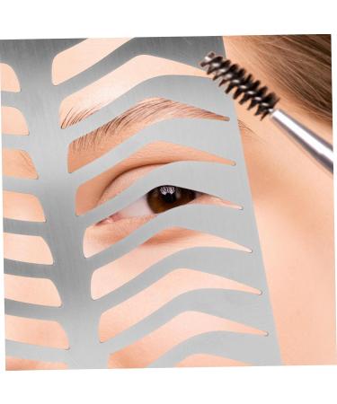 Gogogmee Eyebrow Template Eyebrow Stencil Eyebrow Shaping Tool Eyebrow Drawing Mold Eyebrow Draw Board Eyebrow Practice Stencil Brow Practice Tool Eyebrow Shape Mold Metal Eyebrow Mold - Buy Online on SooperMarket.com