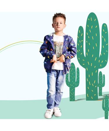 JinBei Hooded Toddler Jacket | Waterproof Windbreaker for Boys | Sunscreen Outwear Raincoat | 1-7 Years | 110 Voiture - Buy Online on SooperMarket.com