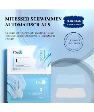 Shefave Blackhead Remover Set 5 Cleaning Strips + 5 Face Mask Pore Cleaner & Pores Reducing Nose Strips with Cleaning Swab Gentle Non-Irritating - Buy Online on SooperMarket.com