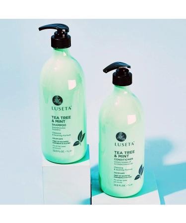 Luseta Tea Tree & Mint Conditioner 33.8 Oz - Refreshing Anti-Dandruff Scalp Care Infused with Peppermint Oil Paraben & Sulfate Free - Buy Online on SooperMarket.com