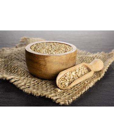 Organic Unhulled Sesame Seeds 8 Pounds - Non-GMO, Kosher, Vegan, Bulk - Rich in Fiber, Protein, and Iron - Great for Baking - Buy Online on SooperMarket.com