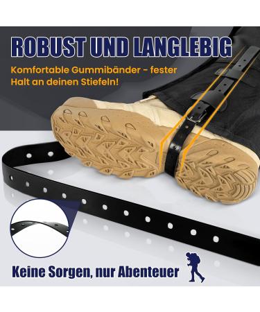 Buy Hikenture Waterproof Gaiters for Men & Women - Perfect for Hiking Outdoor and Snow Protection - Buy Online on SooperMarket.com