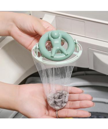 Cleaning Ball Laundry Ball with Mesh Bag Reusable Washer Lint Catcher for Cleaning Hair Removal Dirt Collection Green - Buy Online on SooperMarket.com