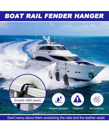 4 Pack Pontoon Boat Square Rail Mount Fender Bumper Hanger/Adjuster/Clip for Docking - Buy Online on SooperMarket.com