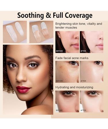 Color Correcting CC Cream with Centella Asiatica | Moisturizing Lightweight Foundation SPF 25 | Hydrating Tinted Sunscreen & Pre-Makeup Primer for Even Skin Tone & Pore Blurring - Buy Online on SooperMarket.com
