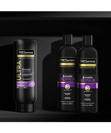 TRESemm Ultra Keratin Repair Shampoo & Conditioner Combo Pack - 20 fl oz (Pack of 2) | Visible Repair in 30 Seconds | 2X More Washes | For Damaged Hair - Buy Online on SooperMarket.com