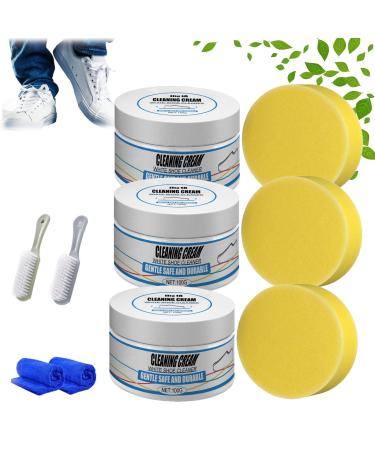 White Shoe Cleaning Cream 2023 New Multi-Functional Cleaning And Stain Removal Cream Multi-Functional Cleaning And Stain Removal Cream No Need To Wash (3PC)