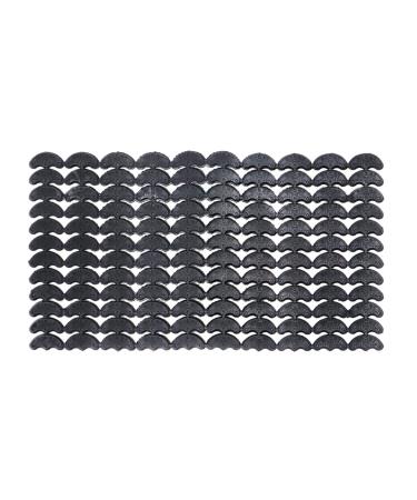 Heallily Heel Plates 60 Pairs Anti-Skid Shoe Heel Taps Shoe Repair Pad Replacement Toe Plates for Shoes (Small) Black Size 3