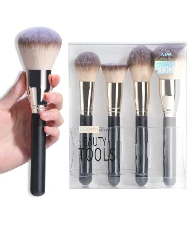 BS-MALL Makeup Brush Set 4 Pcs Premium Foundation Synthetic Powder Concealers Makeup Brushes Big Cosmetic Brushes