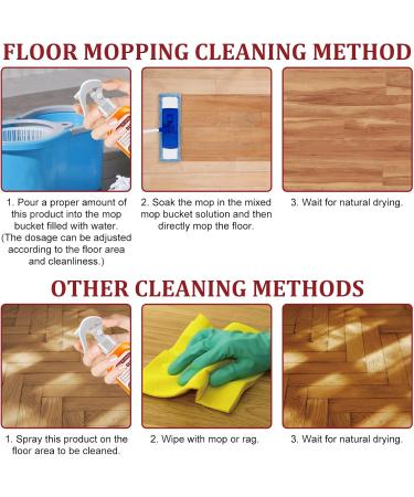 Tile Spray Cleaner Household Floor Cleaner Powerful Stain Removal Floor Cleaner Natural Wood Floor Stain Cleaner Multi-Purpose Floor Cleaner for Wood and Tile Floors - Buy Online on SooperMarket.com