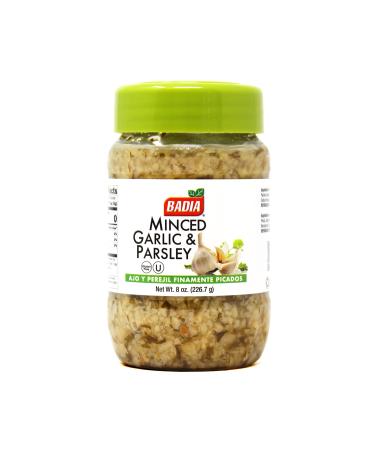 Badia KHLV00397486 8 oz Garlic Minced Parsley Spice