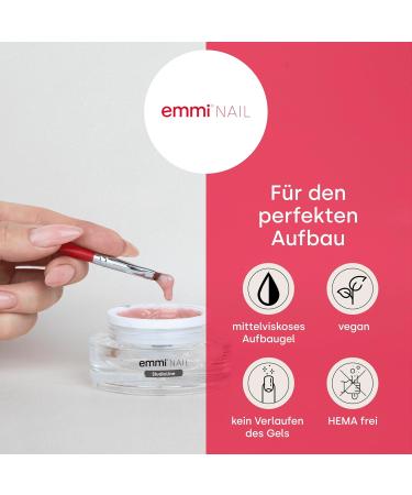 Emmi Nail Studioline Setup-Gel Kombi Clear | LED UV BauGel for Geln gel | Natural Nail Reinforcement | Medium Viscosity & Self-Smoothing | 30ml (1 Pack) - Shop Now! - Buy Online on SooperMarket.com