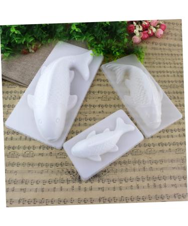 CIYODO 10pcs Silicone Molds Silicone Candy Mold Fish Cake Chocolate Mold Rice Cake Koi Carp Chinese Style - Buy Online on SooperMarket.com