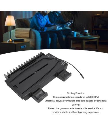Game Controller RGB Cooling Base & Dual Charging Station - Efficient Cooling Stand for Gaming Consoles (Black) | Shop Internationally - Buy Online on SooperMarket.com