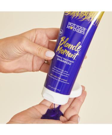 Not Your Mother's Blonde Moment Shampoo & Conditioner Set - 8 fl oz - Purple Formula for Blondes - Reduces Brass, Enhances Shine & Moisturizes Hair - 2-Pack - Buy Online on SooperMarket.com