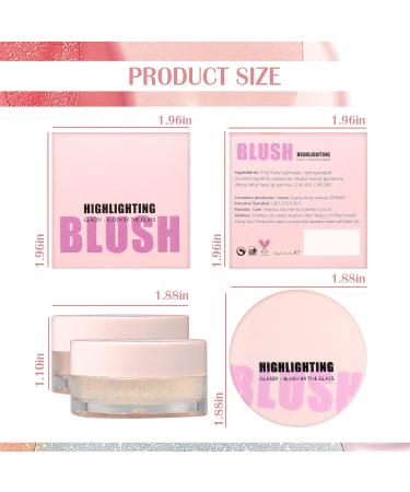 U-Shinein 2 Pcs Color Changing Blush & Lip Balm Cream Set - Waterpoof 2-in-1 Blusher Gel for Cheeks & Lips, Moisturizing and Long-Lasting - Color 01 - Buy Online on SooperMarket.com