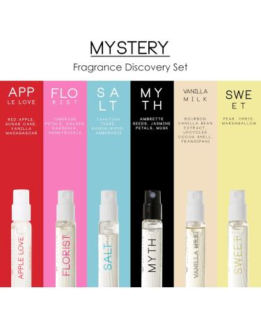Ellis Brooklyn MYSTERY Fragrance Discovery Set - Eau De Parfum for Women Sample Perfume Set Perfumes for Women Clean Perfume Long Lasting Perfume MYSTERY 0.06 Fl Oz (Pack of 6) - Buy Online on SooperMarket.com