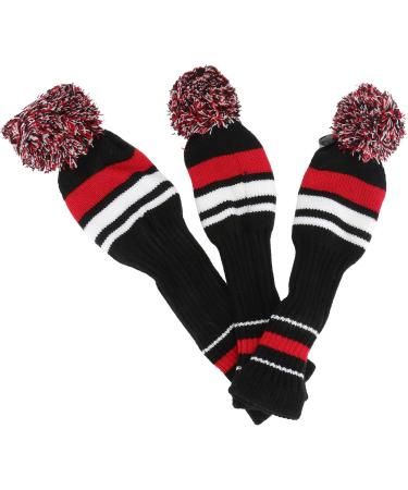 WINOMO 3 Pack Golf Club Head Covers Knitted Driver Headcovers for Ultimate Protection | International Shipping - Buy Online on SooperMarket.com