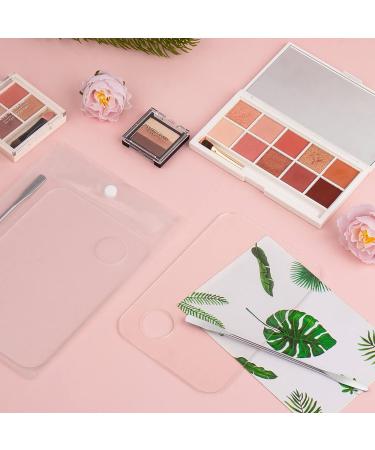 Rolybag Acrylic Makeup Palette with Spatula Tool - Professional Cosmetic Mixing for Nail Art and Eye Shadow (Acrylic -A) - Buy Online on SooperMarket.com