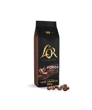 L'OR Espresso Forza Coffee Beans 500g Intensity 9