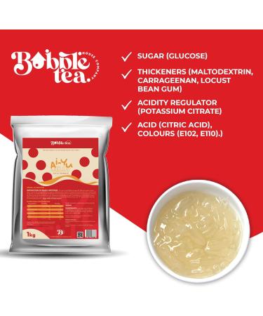 Ai-Yu Jelly Powder - Versatile and Healthy Gelatin Substitute - High Source of Vitamins & Dietary Fibre - Ideal Bubble Tea Topping - Vegetarian Jelly Mix (1 Kg) - Buy Online on SooperMarket.com