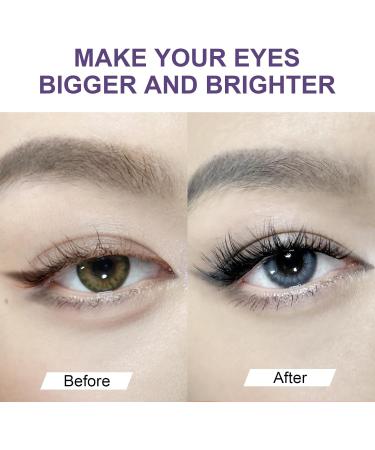 Individual Lashes Extension Kit - 77 Wide-Stem 9-15mm Mix False Eyelashes with Glue & Applicator - DIY Natural Cluster Lashes Extensions Kit - Portable for Home/Outing - W-7 Light Suit (1 count) - Buy Online on SooperMarket.com