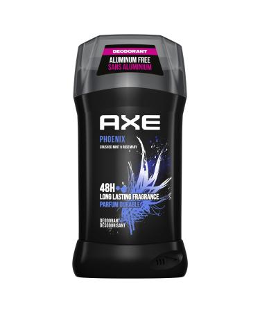 Axe Deodorant Stick for Men For Long Lasting Odor Protection Phoenix Crushed Mint & Rosemary Men's Deo Aluminum Free 3.0 oz Phoenix 3 Ounce (Pack of 1)