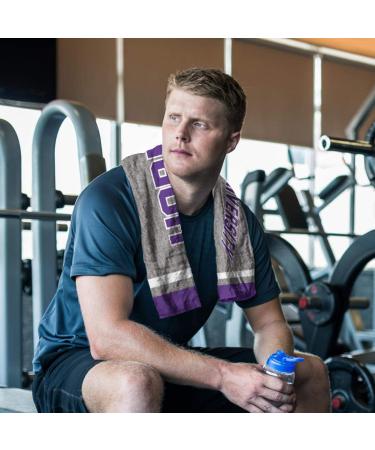 TCU Horned Frogs Workout Exercise Towel by McArthur - Officially Licensed NCAA Towel - Buy Online on SooperMarket.com