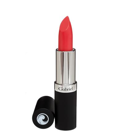 Gabriel Cosmetics Lipstick in Tea Rose - Orange Red/Warm Matte | Natural, Paraben-Free, Vegan, Gluten-Free | 0.13 Oz - Buy Online on SooperMarket.com